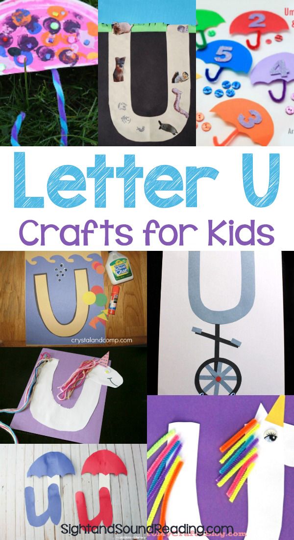 letter u crafts for kids to make