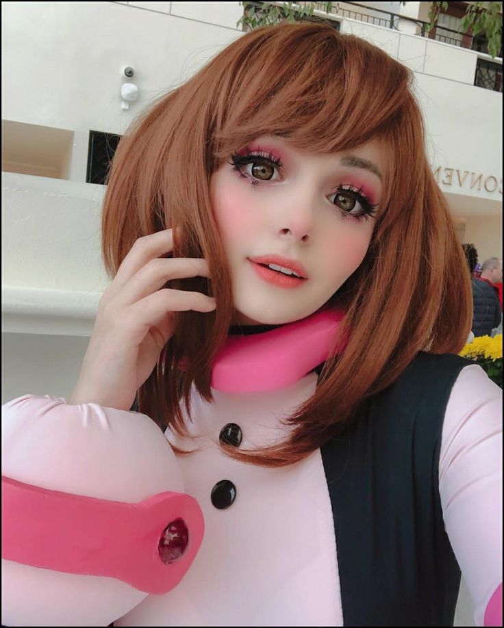 Female Cosplay Ideas, Uraraka Cosplay, Abby Roberts, Anime Cosplay Ideas, My Hero Academia Cosplay, Mha Cosplay, Halloween Beauty, Superhero Cosplay, Rwby Anime