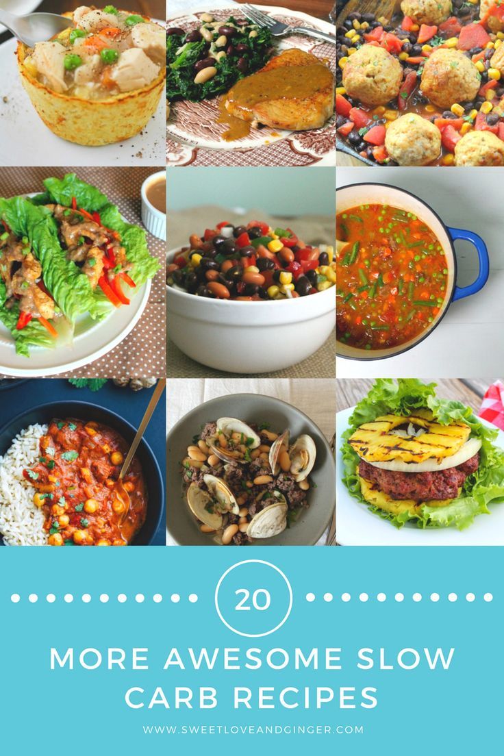 20 more awesome slow carb recipes that are easy to make and delicious for the whole family