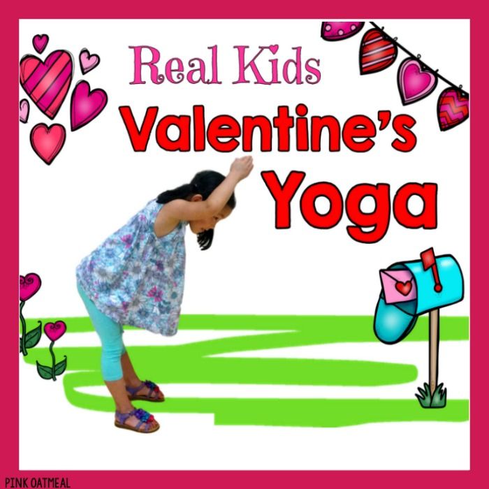 Get the kids moving with Valentine's Day games and brain breaks! Valentines Preschool, Valentines Workout, Heart Exercise, Yoga Pose Ideas, Pink Oatmeal, Valentine's Day Kids, Gym Games For Kids, Card Workout, Kids Yoga Poses