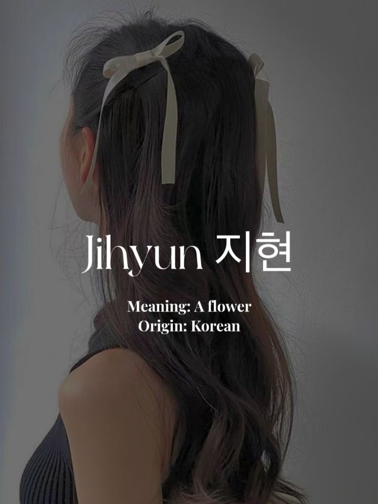 #aesthetic #girlname #korean #jihyun Korean Names With Meaning Female, Korean Girl Names Aesthetic, Aesthetic Korean Names, Name Korean Girl, Korean Girl Names And Meanings, Korean Girls Name, Korean Girl Name Ideas, Korean Names With Meaning, Asian Girl Names