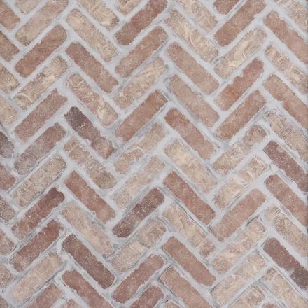 a brown and white herringbone tile pattern