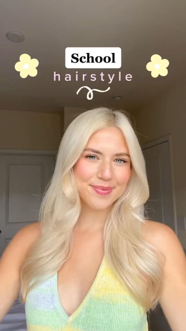 Pin on Beauty Trendy Summer Hairstyles, Preppy Hairstyles, Cute Hairstyles For School, Hair Tips Video, Clip Hairstyles, Hairdos For Short Hair, Peinados Fáciles Para Cabello Corto, Hair Tutorials For Medium Hair, Hair Stylies