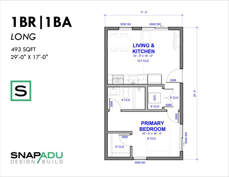 the floor plan for a two bedroom apartment with an attached kitchen, living room and dining area