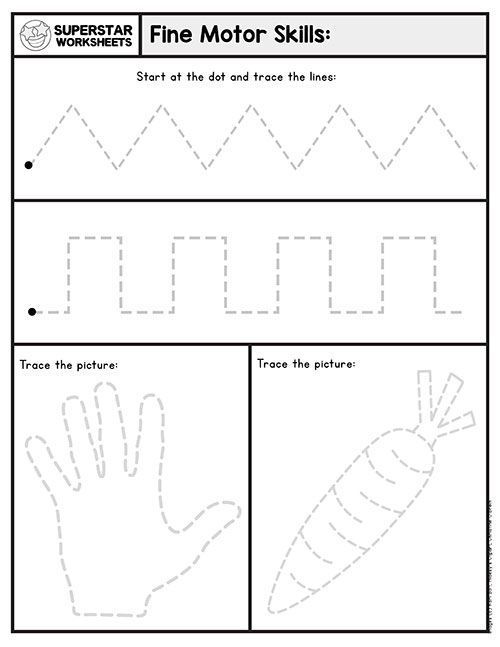 printable worksheet for fine motor skills