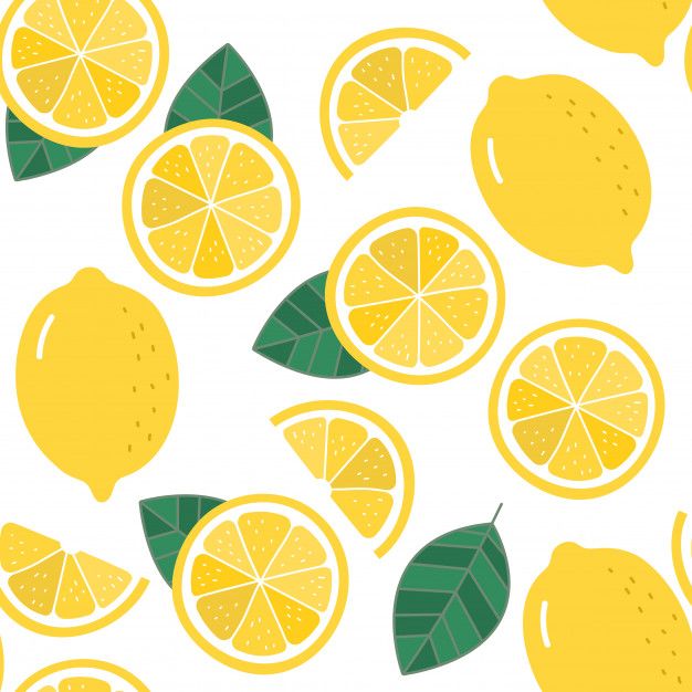 lemons and leaves on a white background