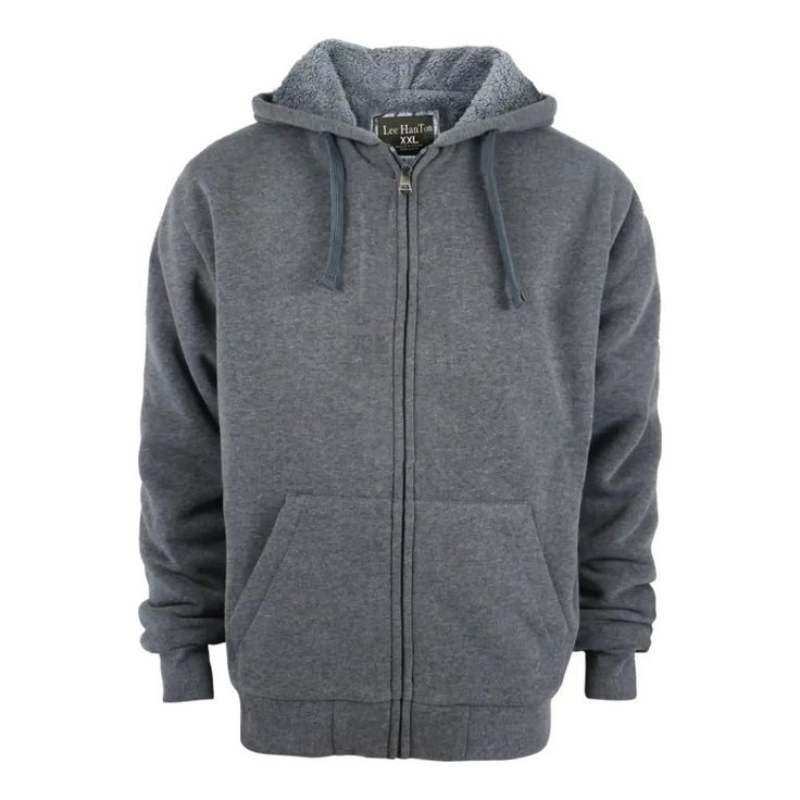 Wrap yourself in unmatched warmth and comfort with our Men’s Sherpa Lined Full Zip Hoodie, a must-have for the colder seasons. This hoodie is not just about keeping you warm; it's about doing so with style and practicality. Rib-Knit Cuffs and Waistband: The rib-knit cuffs and waistband provide a snug fit, keeping warmth in and cold air out, while adding a classic, structured look. 2 Side Front Pockets: Conveniently placed side pockets offer ample space for your essentials and provide a warm spot Compression Shirt Men, Retro Autumn, Heavy Coat, Compression Shirt, Sweatshirt For Men, Cold Air, Solid Clothes, Sherpa Lined, Full Zip Hoodie