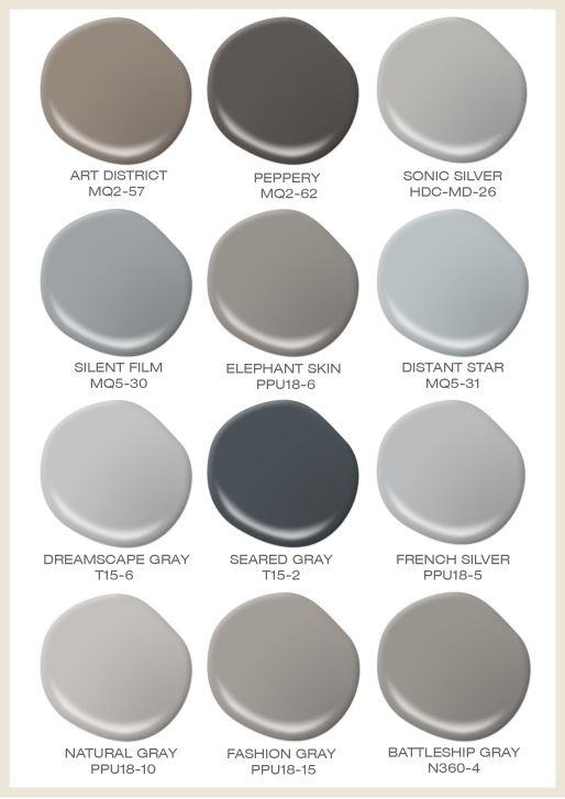 the different shades of paint for furniture