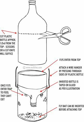 an instruction for how to use a wine bottle as a disposable container