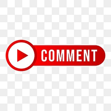 a red comment button with the word comment on it, and an arrow pointing to the right