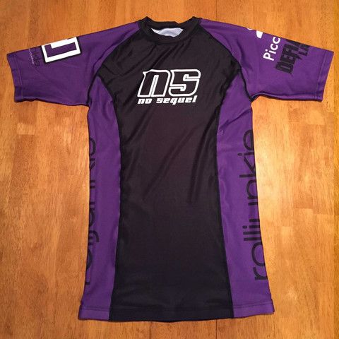 Custom purple rank rash guard Gym Dress, Rash Guard, Gym, Purple, Quick Saves, Jiu Jitsu, Logos