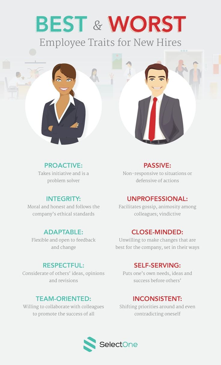 two people in business suits with the words best and worst employee training for new hires