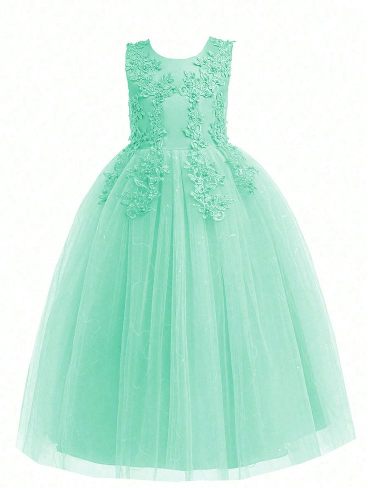 Tween Girl Lace Bridesmaid Dress, Wedding Party Prom Ball Gown, Princess Pageant Formal Evening Dress Green Party  Sleeveless Fabric Colorblock,Plain,Plants Fit and Flare Non-Stretch All Tween Girls Clothing, size features are:Bust: ,Length: ,Sleeve Length: Pink Sleeveless Ball Gown For Dress-up, Elegant Sleeveless Ball Gown For Dress-up, Elegant Sleeveless Ball Gown For Formal Occasions, Elegant Sleeveless Dress-up Ball Gown, Sleeveless Princess Dress For Prom Season, Sleeveless Tulle Bridesmaid Dress For Wedding, Green Lace Ball Gown For Prom Season, Sleeveless Lace Bodice Ball Gown For Prom Season, Sleeveless Lace Bodice Ball Gown For Prom