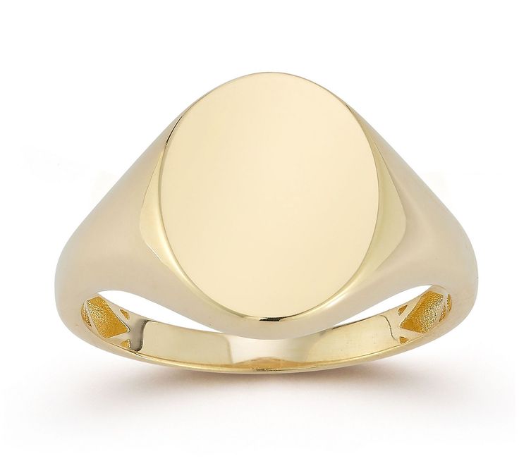 Embrace timeless elegance with the Flat Oval Signet Ring, crafted in lustrous 14K gold. This piece features a flat polished oval signet design, offering a modern twist on a classic style, perfect for both everyday wear and special occasions. From Luminosa Gold. Oval Signet Ring, Gold Flats, Signet Ring, Timeless Elegance, Classic Style, Jewelry Rings, Everyday Wear, Twist, Ring