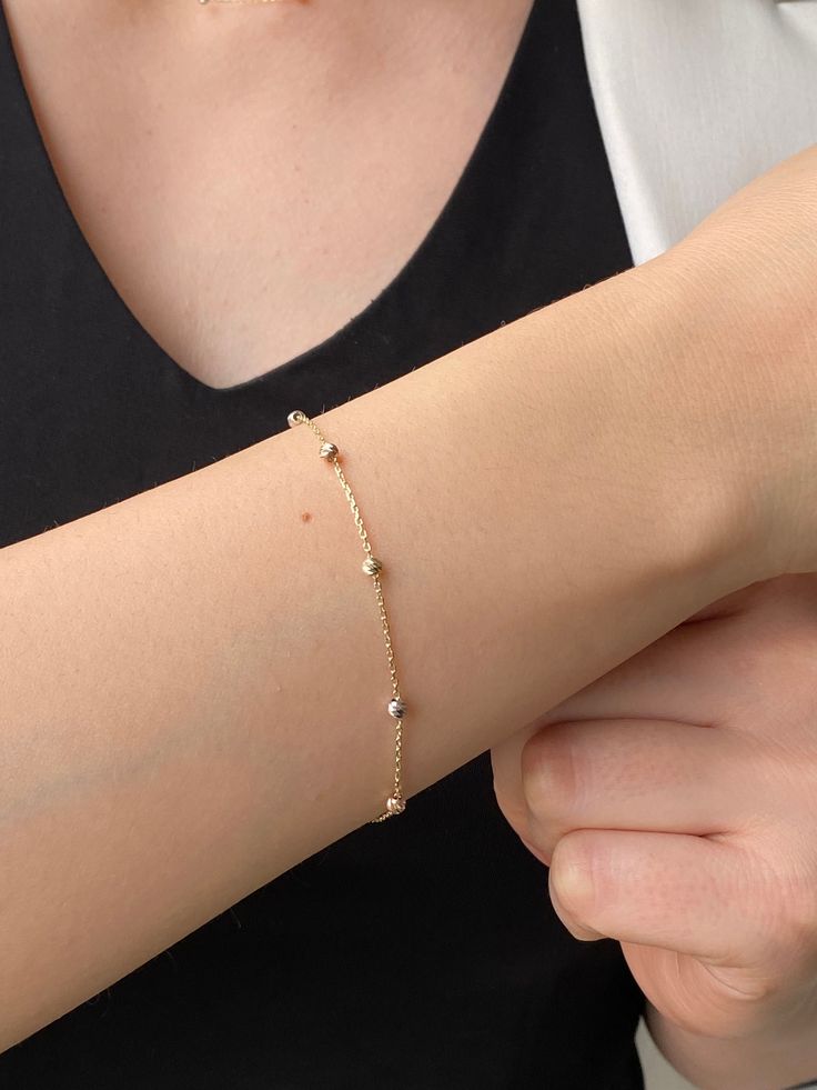 Gold Arm Band, Gold Bracelet Simple, Frock Dress, Gold Armband, Bracelet Dainty, Perfect Gift For Her, Ladies Day, Chain Link Bracelet, Bridesmaid Gifts