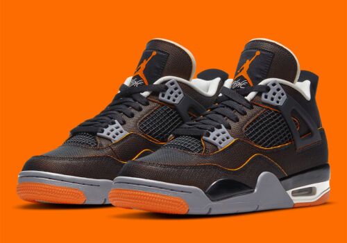 New Wmns Air Jordan 4 Retro Starfish Black Sail Light Smoke Grey CW7183-100 Sz 6 | eBay Orange Jordans, Orange Jordan, Jordan 4’s, Jordan Retro 4, Jordan 4s, Womens Air Jordans, Nike Air Jordan Retro, Jordan 2, Jordan 4 Retro