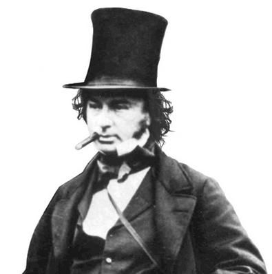 an old photo of a man with a pipe in his mouth and wearing a top hat