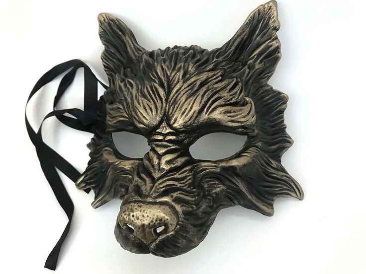 PRICES MAY VARY. This Wolf Mask is made from premium quality poly resin base and hand painted Measurement: Approximatel 7" x 6.25" (excluding ears are about 2") fits most of adults It comes with elastic band for comfortable and secure wearing This sophisticated mask is stunning and it's perfect for Wall art deco, Halloween cosplay party, horror night party, Carnival, movie, photo shoot, Costume, Theater Play, Party, Prom, Halloween and More! This wolf masquerade ball mask pair is beautifully cra Animal Masquerade, Masquerade Halloween Costumes, Werewolf Mask, White Wolves, Fur Costume, Mens Masquerade Mask, Masquerade Ball Mask, Masquerade Halloween, Doctor Mask