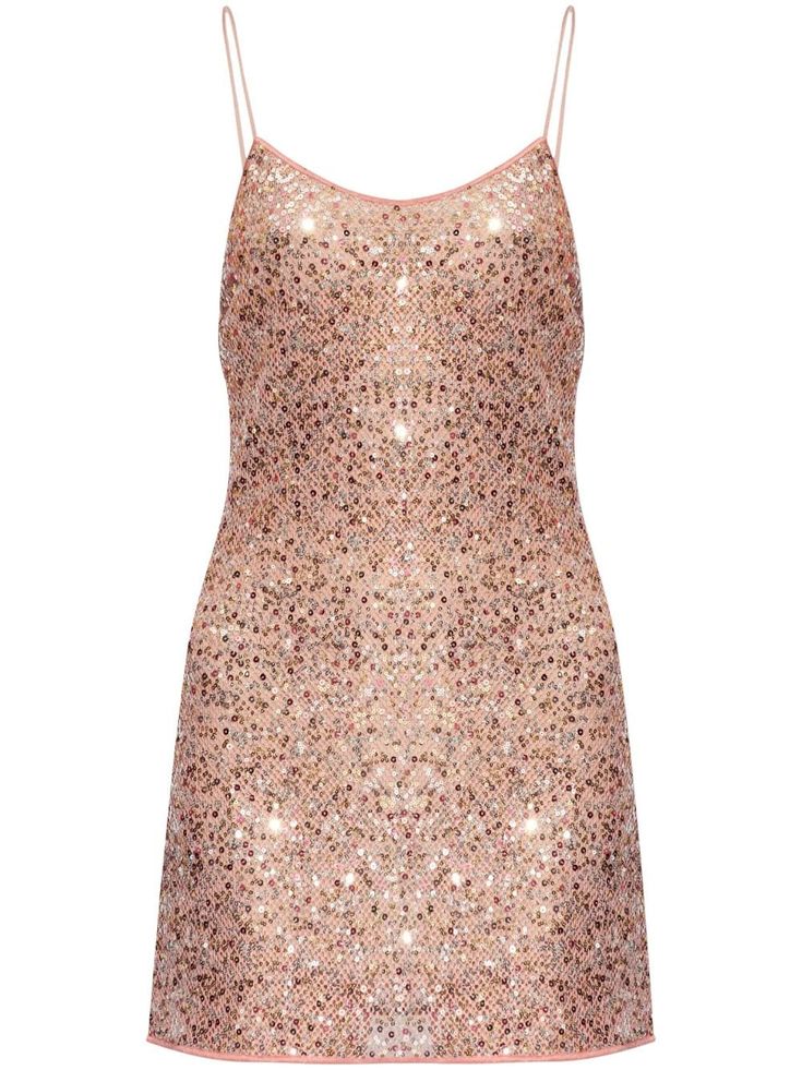 rose pink sequin embellishment thin shoulder straps round neck straight hem Glittery Dress, Mini Dress Pink, Virtual Wardrobe, Sequin Embellishment, Wedding Guest Looks, Exclusive Dress, Old Rose, City Dress, Black Sequin Dress