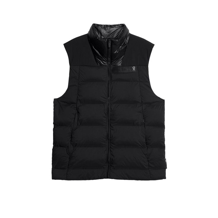 The high performance puffer vest that keeps your core warm on chilly days – from the streets to the trails. The Challenger Vest effortlessly locks in body heat with its high-tech woven chamber construction. So you can focus your energy on achieving your goals. Made using recycled plastic bottles, the vest's insulation is cozy, comfortable and clump-resistant. A ventilation zipper at the back prevents overheating. Easy-grab zippers provide quick access to your essentials, even when you’re wearing Functional Black Vest For Outdoor Work, Black Nylon Vest For Outdoor Work, Functional Windproof Hiking Vest, Functional Nylon Hiking Vest, Functional Sports Vest For Winter, Nylon Athleisure Vest For Outdoor Activities, Functional Winter Sports Vest, Black Sporty Puffer Vest, Functional Midweight Winter Vest