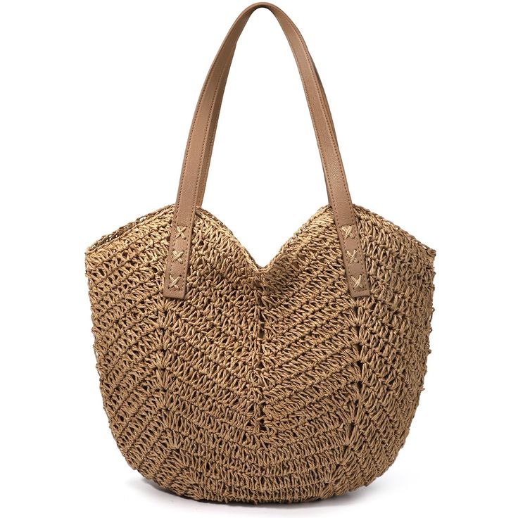 PRICES MAY VARY. 【Material】 The fashion chic straw bag is made of handmade straw crochet which is lightweight，trendy and casual, No smell. delicate and very sturdy. 【Elegant Bag Design】The square beach bag is designed in a classic French boho style with a relaxed, slouchy shape that creates a stylish bag looking . 【Capacity】 Boho weaving bag is small but with large capacity. The spacious pocket bag is big enough to hould your cell phone, mini wallet, cosmetic, keys, powerbank, sunglasses and oth Summer Crossbody Purse, Beach Bags Totes, Woven Beach Bags, Straw Tote Bag, Straw Handbags, Elegant Bags, Straw Tote, Hollow Design, Beach Bags