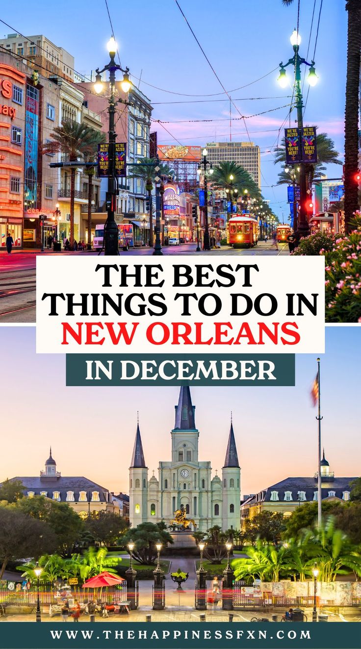 The Best Things to do in New Orleans in December New Orleans In December, New Orleans Weekend Trip, Nola Food, New Orleans Itinerary, Weekend In New Orleans, New Orleans Christmas, New Orleans Travel Guide, Food To Try, Louisiana Travel