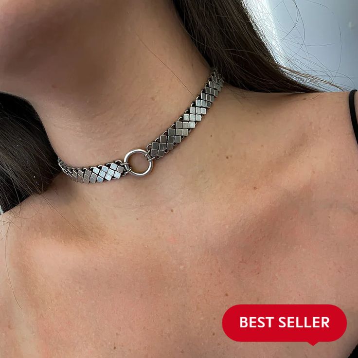 Welcome to my store! I invite you to enjoy 15% off all jewelry, 25% off for 2 items + Free shipping worldwide !! A perfect silver choker collar necklace with a middle hoop, So present on the neck and uses for any purpose. This piece of jewelry is perfect as a gift for yourself, for a wedding day, Valentine's Day, or a birthday and already comes in a luxury gift package!! ♦ Materials ♦  The necklace is made of brass with semi-shiny and blackened silver / shiny gold plating. ♦ Dimensions ♦ Choose Snake Choker Necklace, Snake Choker, O Ring Choker, Day Collar, Statement Collar, Choker Collar Necklace, Statement Collar Necklace, Boho Choker, Stone Beaded Necklace