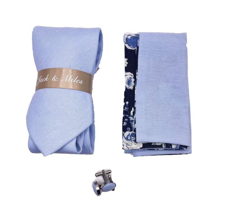 The Baby Blue Tie Set is the perfect tie set for any occasion. It comes with Cuff links. It also comes with a reversible handkerchief/ pocket square. These sets have been hand chosen by top designers to match Trending wedding colors. Everything is hand-selected to give you a unique look and everything comes perfectly presented in our gift boxes. Make sure you are wedding season ready with this one-of-a-kind set. ***If you need multiple for groomsmen sets (5 + ) please message or email us so we c Classic Summer Sets For Groom, Elegant Blue Summer Suits, Dapper Blue Standard Tie, Classic Blue Suit And Tie Accessories For Summer, Classic Wedding Sets With Ties, Elegant Summer Suit And Tie Accessories For Groom, Elegant Suit And Tie Accessories For Groom In Summer, Elegant Summer Groom Sets, Blue Fitted Suit And Tie Accessories For Black Tie