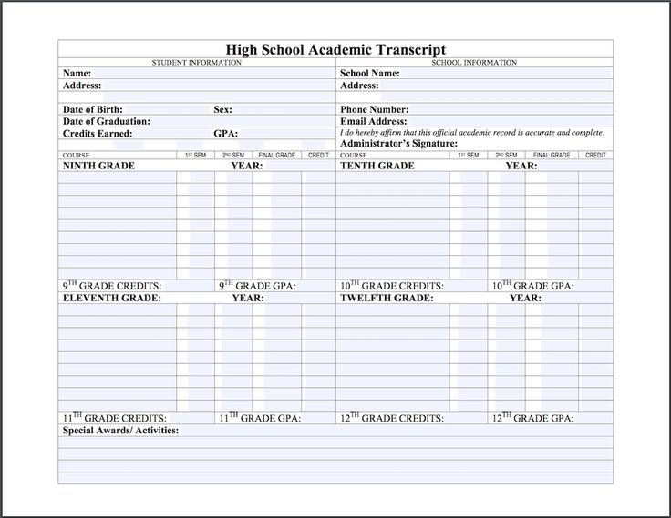 a high school student's transport receipt is shown in this file, which includes the following