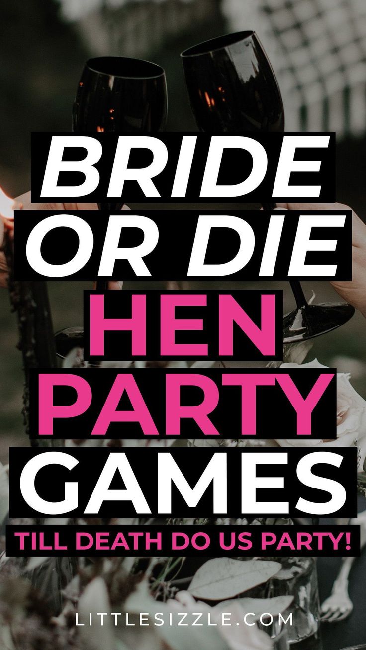 Bride Or Die Bachelorette Theme, Bach Party Games, Dirty Games, Black Bachelorette Party, Theme Bachelorette Party, Bride Or Die, Party Games Printable, Fun Halloween Games, Spooky Halloween Decor