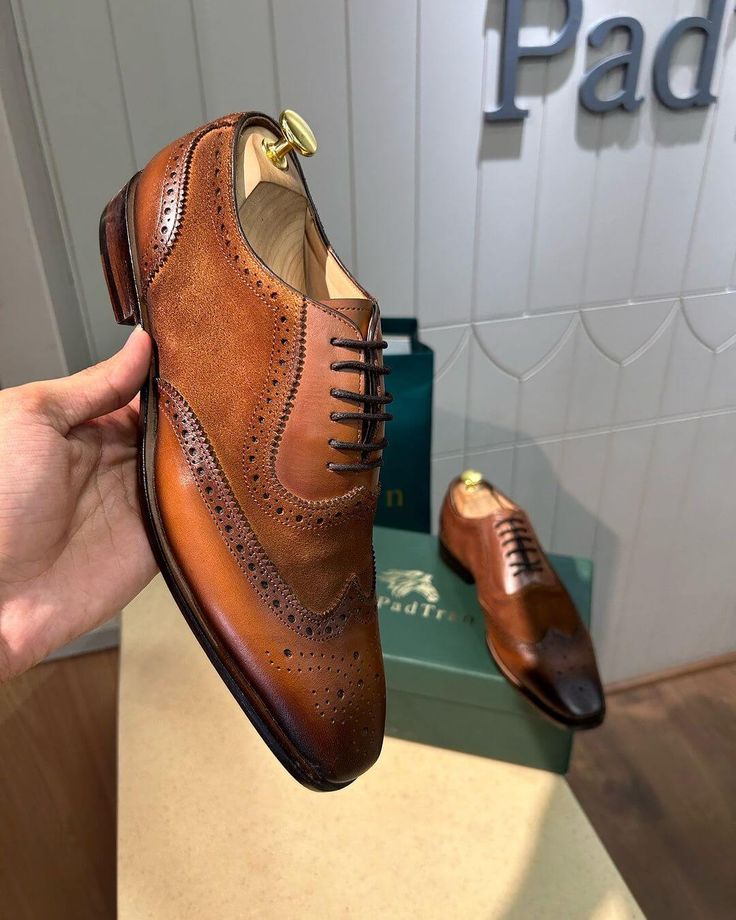 Elevate your formal attire with our Signature Brown Brogue Oxfords, meticulously crafted from premium leather. These luxury leather dress shoes are the epitome of refined style, featuring intricate brogue detailing and a rich brown hue. These sophisticated office shoes exude timeless elegance and confidence, perfect for the discerning gentleman. Brown Brogues, Sophisticated Office, Office Shoes, Leather Dress Shoes, Loafer Sneakers, Refined Style, Formal Attire, Leather Dress, Loafer Shoes