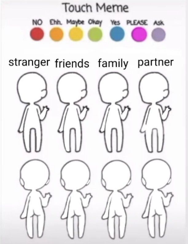 the different types of people in each color scheme