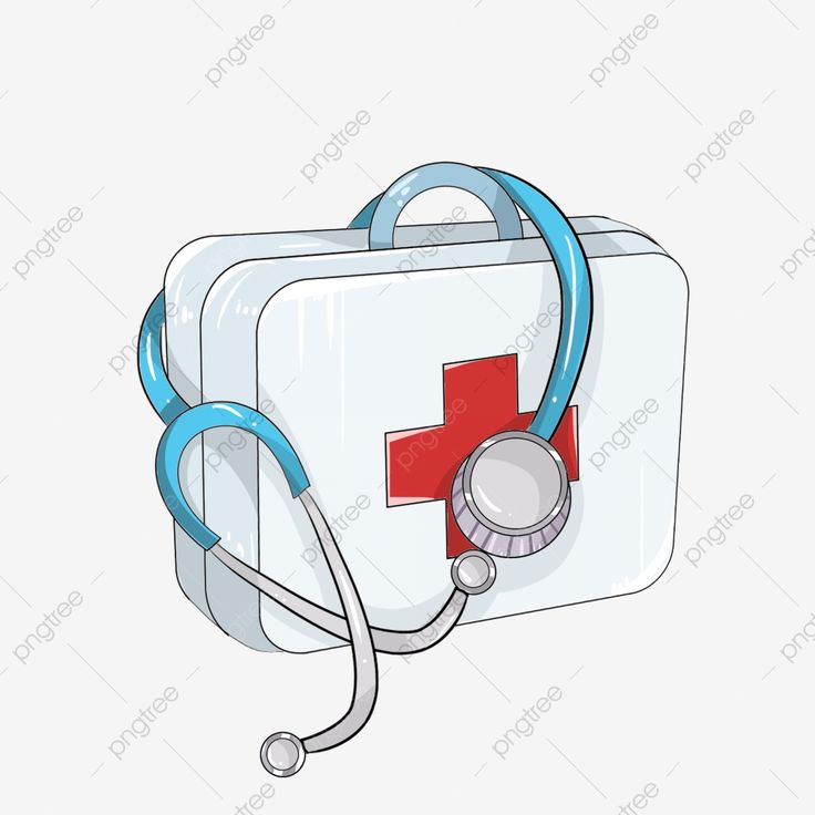 a medical kit with a stethoscope attached to it