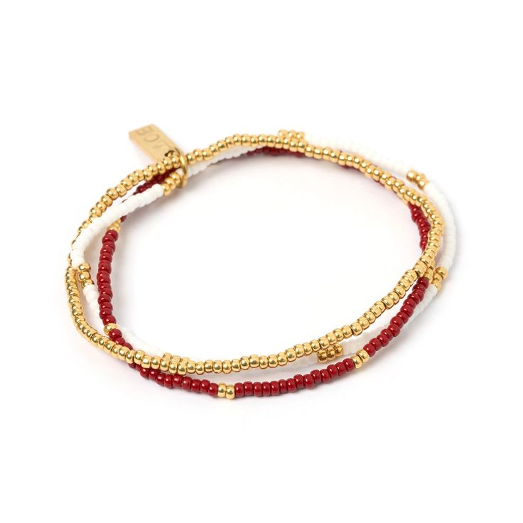 Stack them up high with our trendy Sunny Bracelet Set! Featuring 3 beaded beauties, one gold, one white and one burgundy, this set helps you mix it up and more importantly, make it fun!  Available in Coral, Forrest, Mango, Navy, Ocean, Khaki and Burgundy. 14k Gold (1 Micron Plating)  Glass Beads  E-coating for a premium finish  Lead & Nickel Free  Tarnish Resistant Red Sunnies, August Birthstone Jewelry, July Birthstone Jewelry, Pearl Jewellery Earrings, Jewelry Ring Box, Affordable Jewelry, Men's Jewelry Rings, August Birth Stone, Evil Eye Jewelry