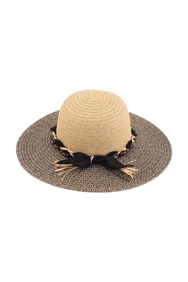 Our Braided Band Sun Hat is the perfect combination of style and function; crafted with 80% straw and 20% polyester, it features a wide 4" brim for optimal protection from the sun with a UPF 50+ rating. The two-tone design is complemented by a raffia and chiffon fabric band adorned with wooden beads, and it's adjustable fit is provided by an internal drawstring. Chiffon Fabric, Sun Hat, Wooden Beads, Upf 50, Sun Hats, Trending Accessories, Two Tone, The Sun, Straw