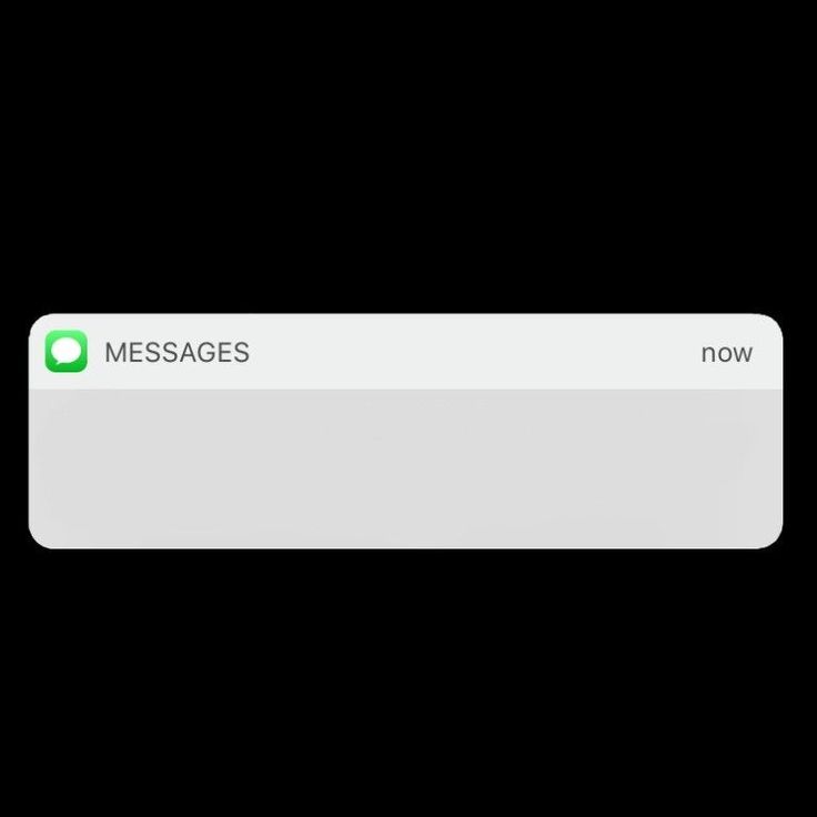 the message is now displayed on an iphone