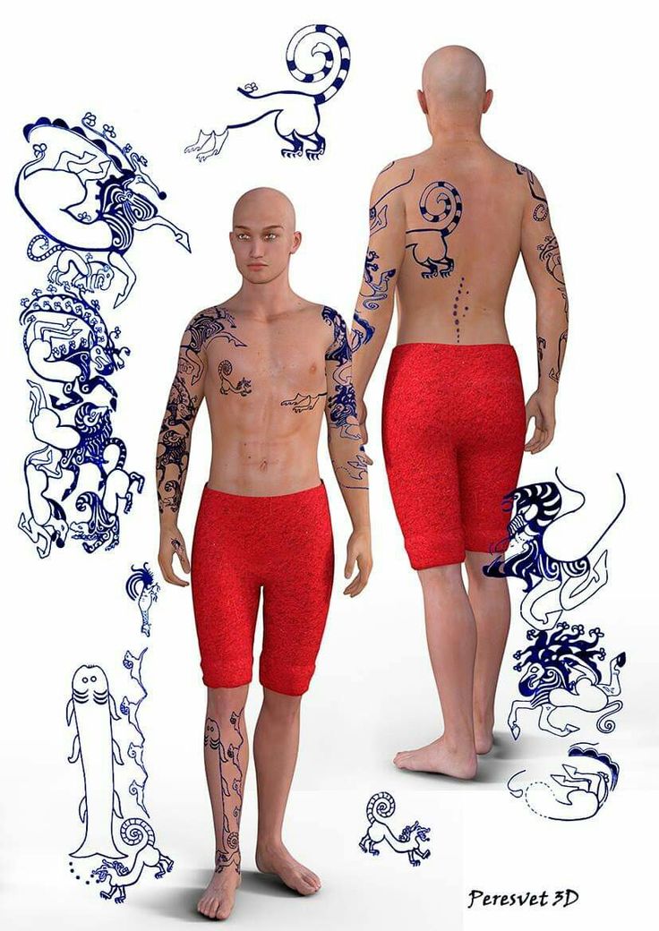 an image of two men with tattoos on their bodies