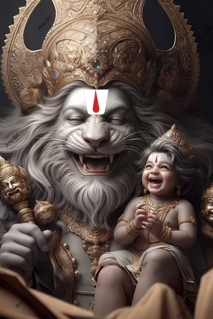 Shri Hari Stotram, Hari Stotram, Baby Murugan Paintings, Lord Narasimha, Shri Hari, Lord Rama Images, Hindu Statues, Vishnu Wallpapers, Lord Photo