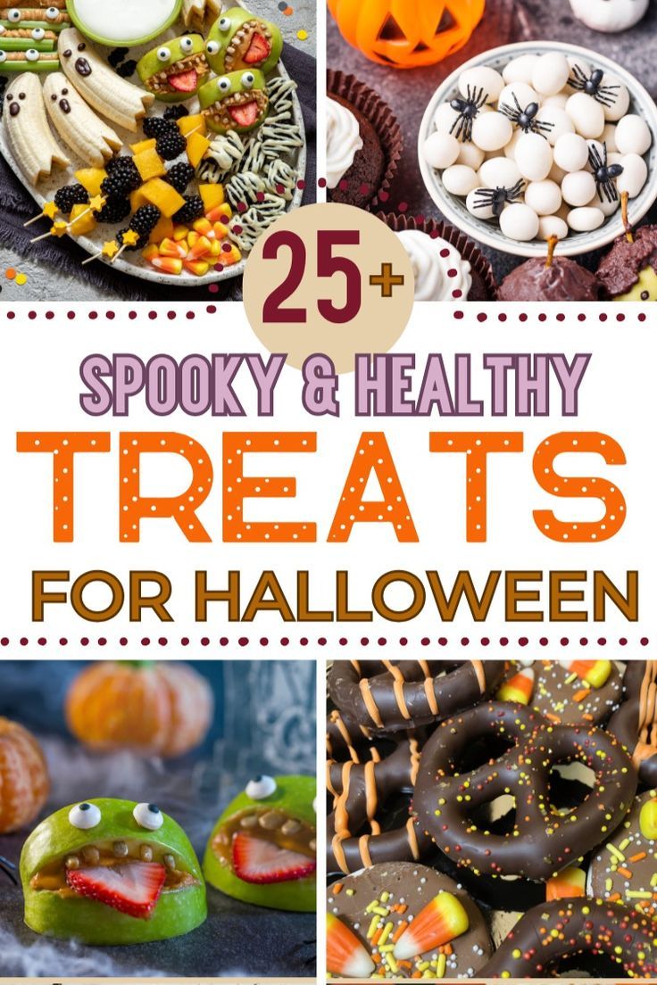 spooky and healthy treats for halloween