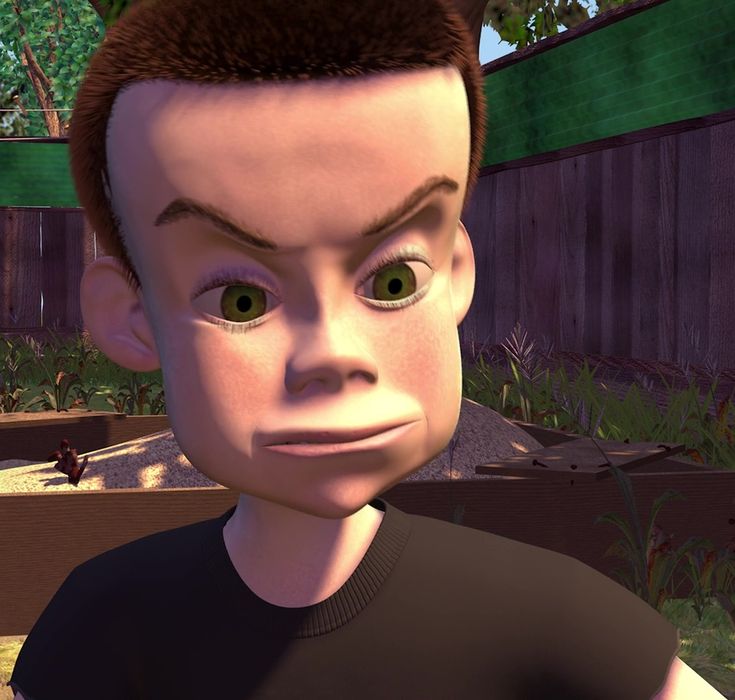 a cartoon character with an angry look on his face