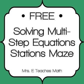 a green and white sign that says, free solve multi - step stations mazes