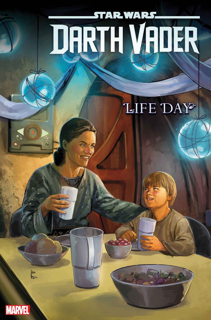 the cover to star wars darth vader's life day