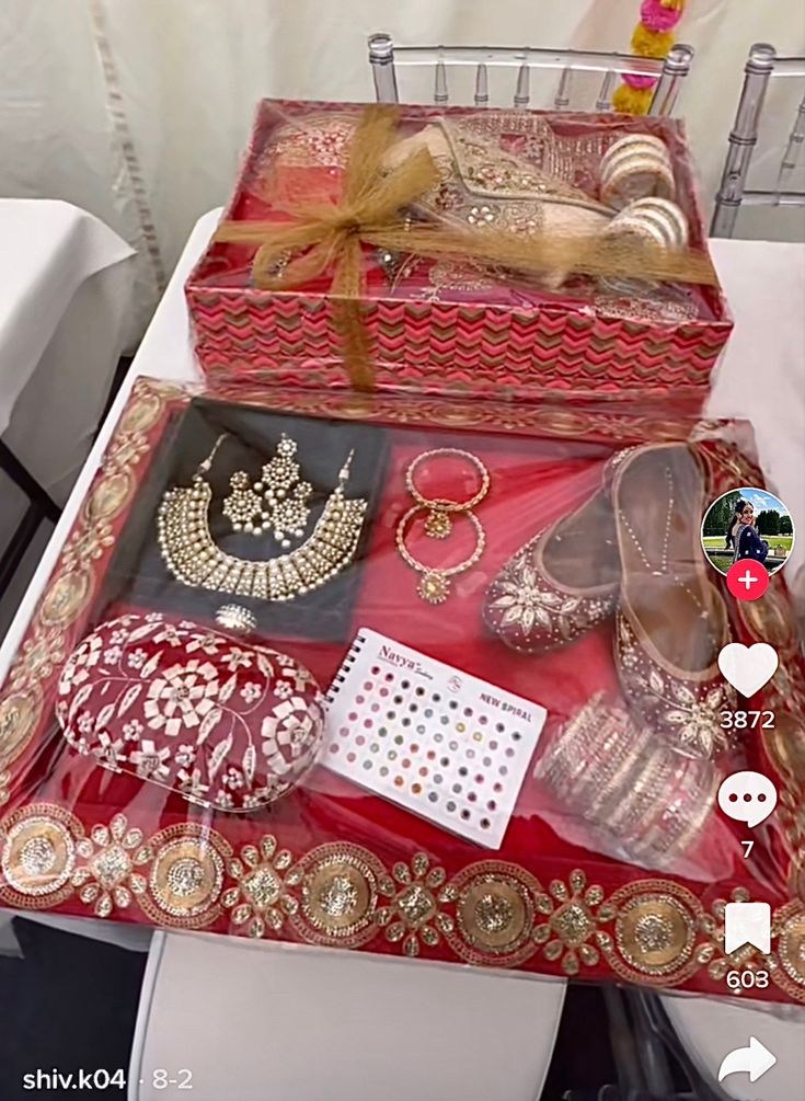 a table topped with lots of different types of shoes and other items on top of it