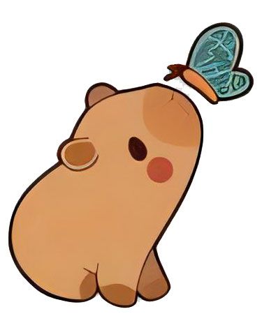 a cartoon bear with a butterfly on its head and the word love is written above it