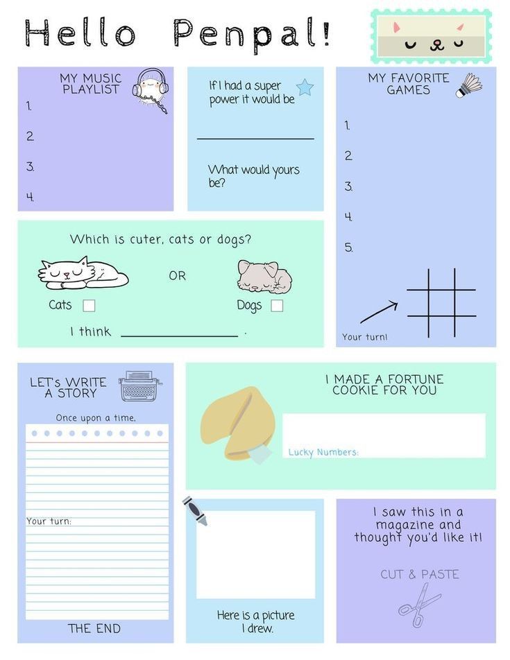 a printable poster with the words hello, penny and other things to write on it