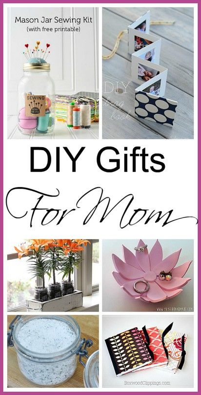 the cover of diy gifts for mom