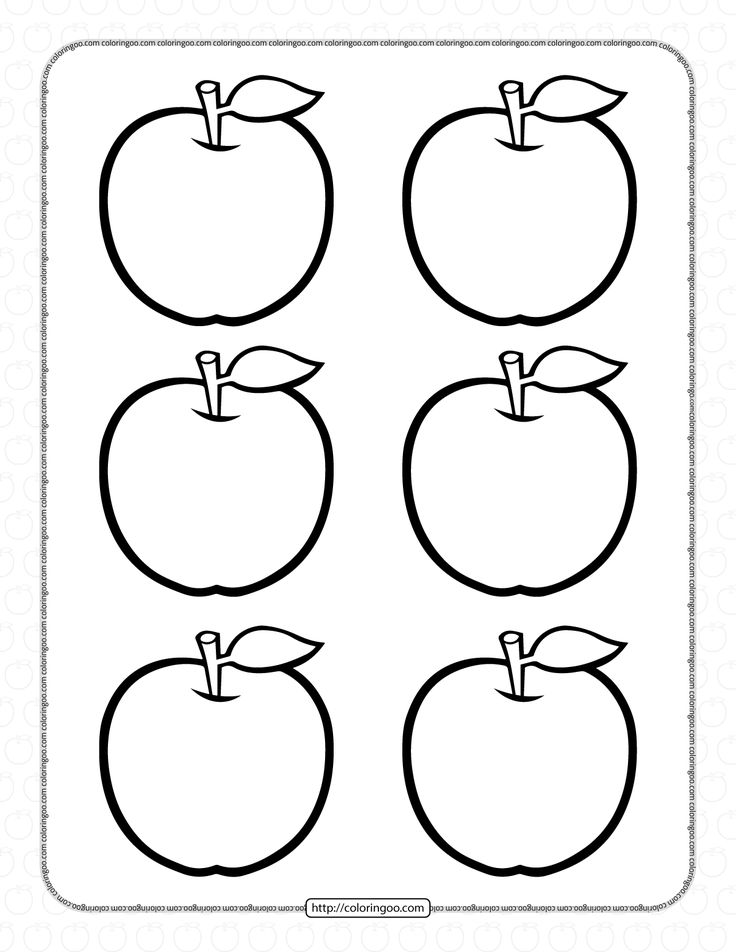 an apple worksheet with four apples on it