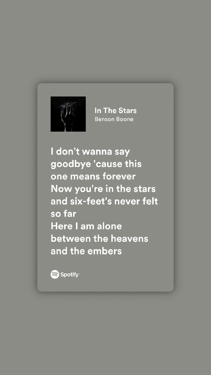 #spotify #lyrics #songs #music #aesthetic #quotes #pinterest #instagram #tiktok #inspiration #love  #love songs #couple goals #romantic songs #hopeless romantic #relatable #popular songs #mood #beautiful songs In The Stars Benson Boone, Benson Boone Lyrics, Benson Boone, Spotify Lyrics, In The Stars, Soundtrack, Song Lyrics, Of My Life, Meant To Be