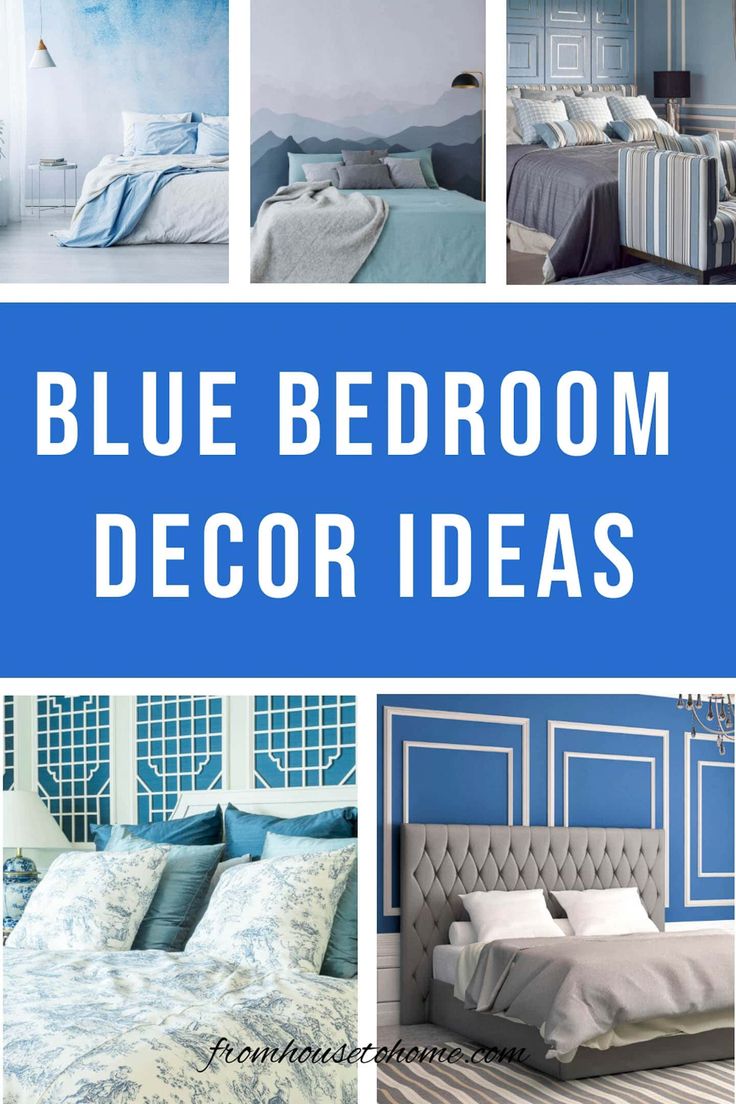 blue bedroom decor ideas Relaxing Bedroom Paint, Popular Bedroom Paint Colors, Teal Bedrooms, Blue Bedroom Decor Ideas, Black Walls Bedroom, Small Room Diy, Relaxing Room, White Bedrooms, Colorful Bedroom Decor