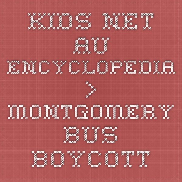 a cross stitch pattern with the words, kids meet an encyclopia and montgomery bus boycott